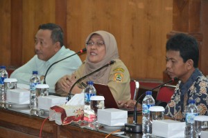 Ibu Evi Darmiyanti memberikan paparan2 subdo